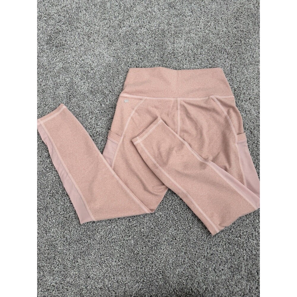 Fabletics On-The-Go PowerHold® Medium-Rise Capri | Rosebloom Heather | S - Picture 7 of 14